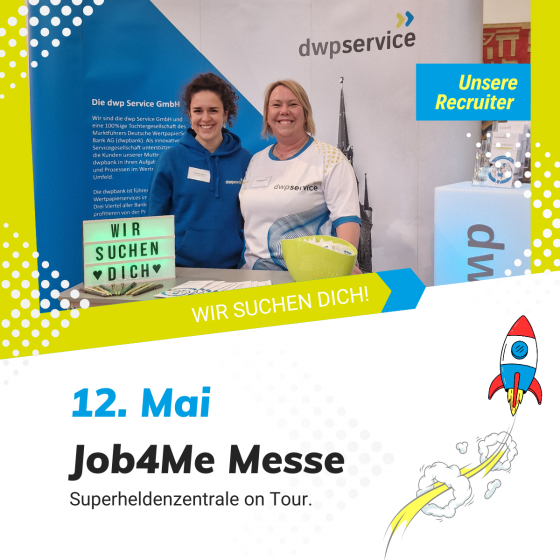 Die Superheldenzentrale auf der Job4me Messe